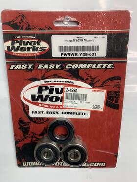 Pwrwk-y29-001 Pivot Works Rear Wheel Bearing Seal Kit Yamaha Tt-r 125 Le 03-22 E 03-11 Yz80