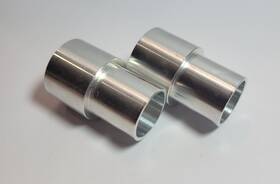 1x22drw Punch Designs Yamaha Roadstar Front Aftermarket Axle Spacers Dual Rotor Bearing Size 1 Inch