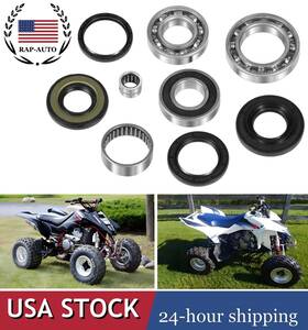 Raqp1146 Ra-auto Rear Differential Bearing And Seal Kit For Suzuki Ozark 250 2002-2014 Quadsport