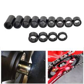 Raimukurijinusa 421112128176 13x Wheel Axle Spacer Kit Id 3/4 Inch Od 1 1/4 Fit Harley Dyna Chopper Bobber