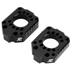 Yz-rab00-baac4d-23e4cb Ride Engineering Reversable Billet Axle Blocks Black For Yamaha Yz250 2002-2025