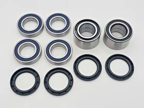 Rj25-751 Rjatv Yamaha Grizzly Yfm660f 4wd 2002 Front And Rear Wheel Bearings Seals