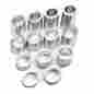 Sd-497 Speed Dealer Customs Axle Spacer Kit 3 4 For Harley Custom Motorcycle 13 Spacers Machined Finish