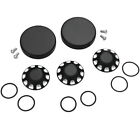 41-411 Show Chrome Accessories Axle Caps For Ryker Black