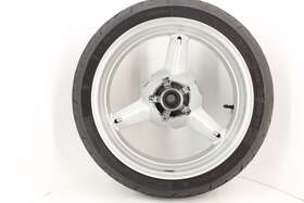 64111-35f11-y6g Suzuki 2007 Sv1000s Oem Rear Axle Back Wheel Rim Straight Silver