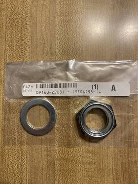 64721-13k00 Suzuki Oem Rear Wheel Axle Nut And Washer For 2018-2024 Rmz250 / Rmz450