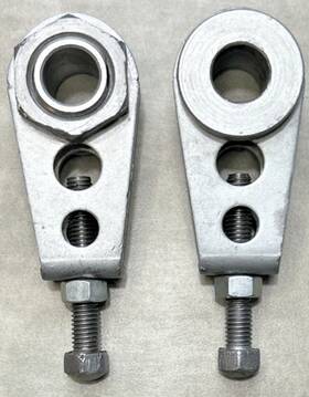 64781-14500 Suzuki Rm125 1984-1985 Chain Adjuster With Bolts-spacer Collar And Nuts 2