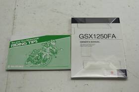 99011-18h71-03a Suzuki 2011 Gsx1250fa Original Owners Manual Book W Riding Tips - New