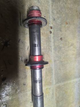 E3676 Suzuki 2005-2007 Rmz450 Rm Z450 Front Axle With Nut Oem #158