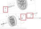 T2010492 T2003511 Triumph Tiger Wheel Spacers