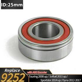 Brg-9252a-16-ef-129 Tarazon 25mm Abs Wheel Bearing 9252 For Harley 16 Inch 18 Wheels Touring Road King Us