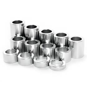 Hd-was-19-sil-ef-123 Tarazon 13 Pcs Wheel Axle Spacers Kit Id 3/4 Inch Od 1-1/8 Dyna Fxd Sportster Fxst Touring