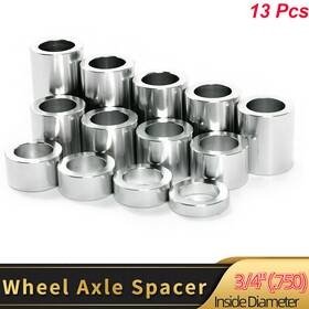 Hd-was-19-sil-rf-0424 Tarazon 3/4 Inch Id 1 1/8 Od 13pcs Wheel Axle Spacers For Harley Touring Flhx Flht Fltr Flhr