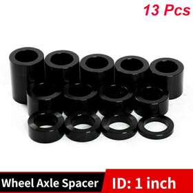 Hd-was-26-bla-fb0617 Tarazon I.d. 1 Inch O.d. 1/2 Wheel Axle Spacer For Harley Touring Road King 00-07 Flht