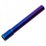 Ti-axle41-b Warp Titanium Front Axle Burnt Blue For Motorcycle