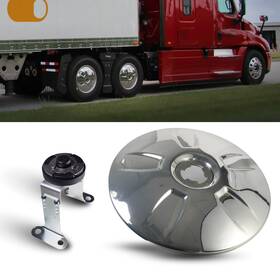 Tr639-twc Torque 1 Set Of Aerodynamic 22.5 Inch Wheel Covers Axle Cover Caps For Semi Truck Trailer