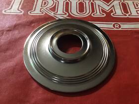 Triumph 37-3460 Nos T100 Chrome 7 Inch Wheel Cover 1969-73