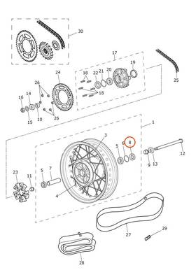 T3600701 Triumph - Genuine Oem Oil Seal Dc 28 47 7