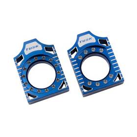 114-03-300114fd9-d13355 Tusk Racing Axle Block Blue For Yamaha Yz125 2002-2023