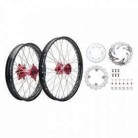 1934950231 Tusk Impact Complete Front/rear Wheel Package 1.60 X 21 / 2.15 19 Black