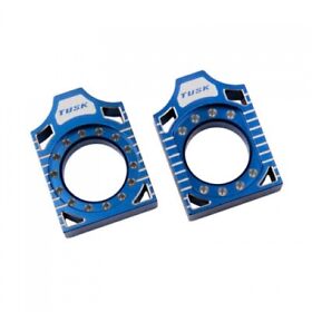 114-03-30010 Tusk Racing Axle Block Blue