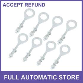 Uauto1 726215679076 8pcs 18mm Silver Tone Motorcycle Chain Axle Adjuster Custom For Honda Cg125