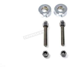 44-0545 V-twin Manufacturing Chrome Rear Axle Adjuster Kit -