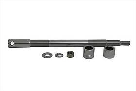 44-0613 V-twin Manufacturing Chrome Front Axle Kit 12-15/16 Inch For 00-17 Wide Glide And Fxst