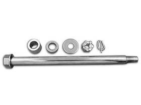 44-0644 V-twin Manufacturing Chrome Rear Axle Kit For Sportster 00-03