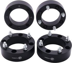 At404-504 Vlaoschi Black Forged 4x137 Atv Wheel Spacers 2 Inch 10x1.25 Studs For Kawasaki