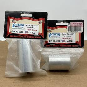 59-0257 Vulcan 59-0251 Lot Of 2 - T/r 4116 And 4122 Axle Spacer For 1 Inch
