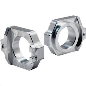 17-305 Works Connection Elite Axle Blks - Silver