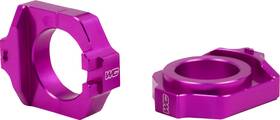17-p221 Works Connection Elite Axle Block Kit - Purple Honda