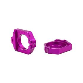 17-p252 Works Connection Elite Axle Blocks - Purple