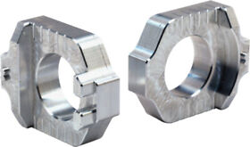 1231-1029 Works Connection Elite Axle Blocks Silver 17-320 66-17320