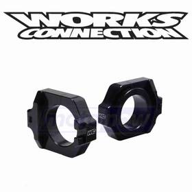 0ywc Works Connection Mn/0ywc Elite Axle Blocks For 2002-2008 Honda Crf450r - Drive Jm