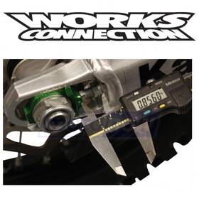 Works Connection Mn/1jpq Elite Axle Blocks For 2005-2019 Suzuki Rm-z450 - Drive Yc
