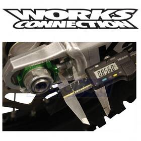 5v7c Works Connection Mn/5v7c Elite Axle Blocks For 2019-2020 Kawasaki Kx250 - Drive Af