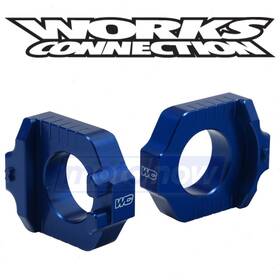Works Connection Mn/84x1 Elite Axle Blocks For 2016-2019 Yamaha Yz450fx - Drive Yr