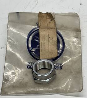 156-25385-00 Yamaha Nos Rear Axle Collar Special Chrome Nut Ds6 Yds5 Ym2 Ds6b Ds6c Yd2c