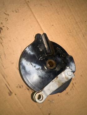 2a6-02024-00 Yamaha 77-81 Dt-125 Dt-175 Mx-175 Rear Wheel Brake Backing Plate 2a-02024-00