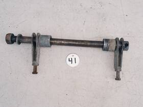 2r7-25381-00 Yamaha 1971 175 Ct1 Rear Axle Nut Washer Collars And Chain Adjusters