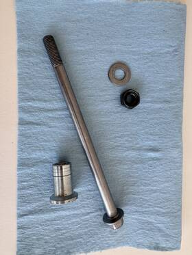90105-10300-00 Yamaha Oem Pw50 Front Wheel Axle Bolt Spacer Nut 2017 - 2026