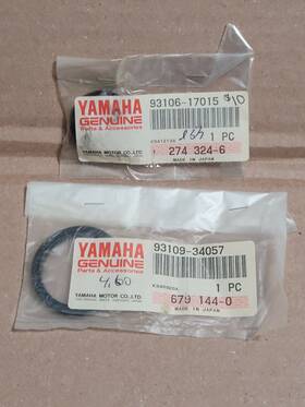 93106-17015-00 Yamaha Nos Oem Front Wheel Seal Set Of 2 Pw50 All Years