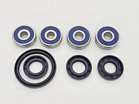 Rj25-593 Yamaha Gtmx 1973 Front And Rear Wheel Bearings Seals