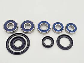 Rj25-602 Yamaha Ta125 Twin Gp 1974-1975 Front And Rear Wheel Bearings Seals