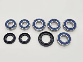 Rj25-655 Yamaha Yz490 1982-1990 Front And Rear Wheel Bearings Seals