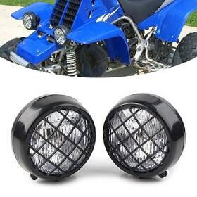 Yfoutlet 636432474036 1pair Lens Grill Headlight Lamp For Yamaha Banshee 1987-2006 2005 Atv 4 Wheel Us
