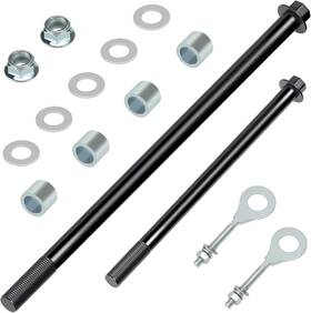 Co-cz02-fr-bk Yoxufa 14mm 325mm Rear Axle Nut 255mm Front Kit For Ct200u 196cc 200cc Black