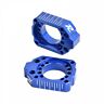 Yz-rab00-mb Ride Engineering Reversable Billet Axle Blocks Blue